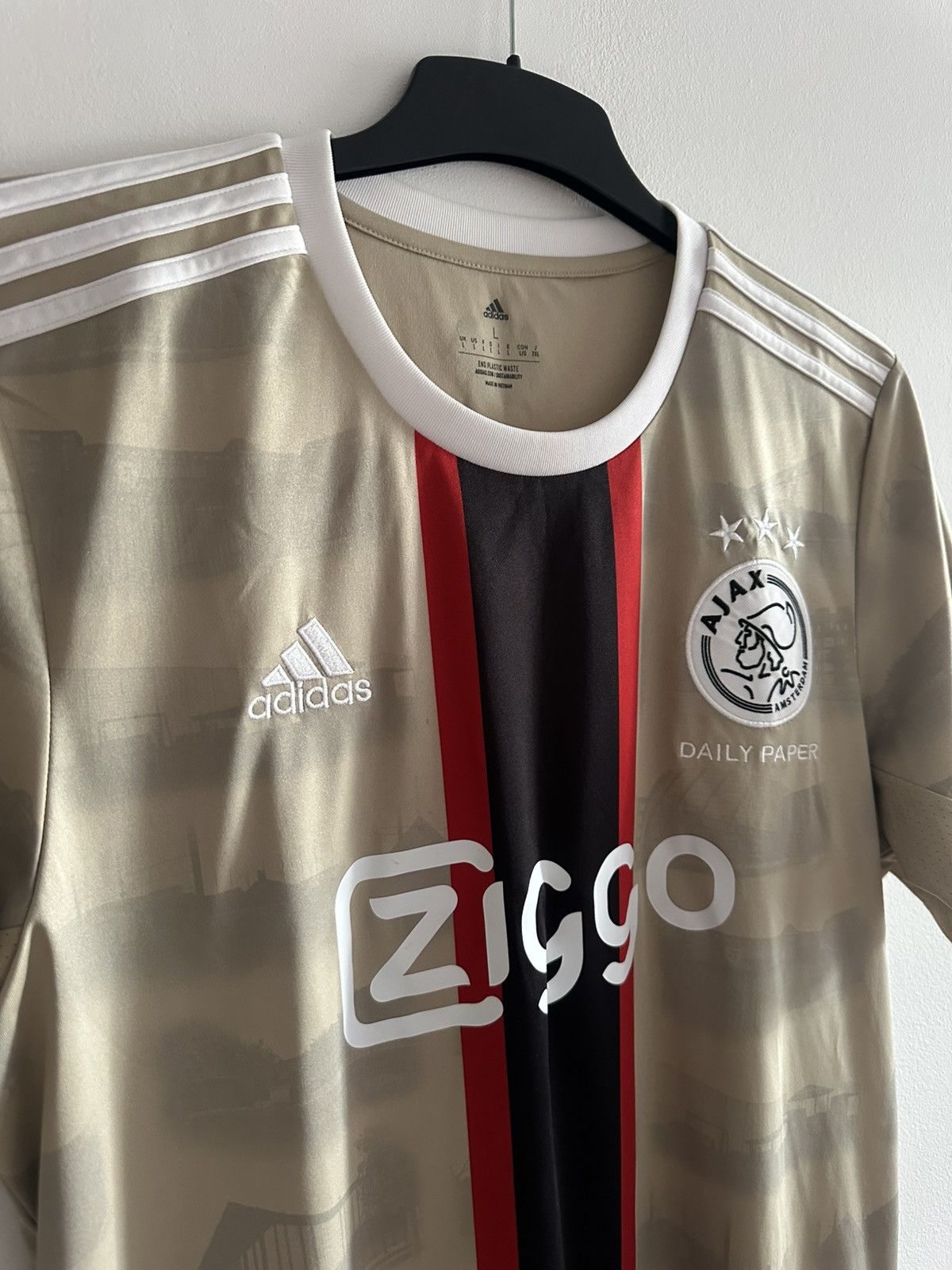 Adidas T-Shirt Adidas Ajax Daily Paper Ziggo Jersey Football shirt Size US L / EU 52-54 / 3 - 3 Thumbnail