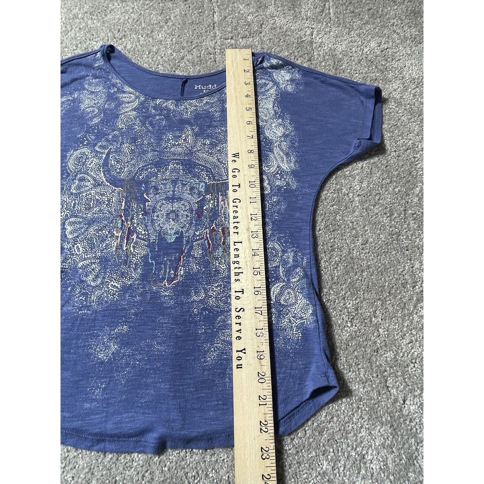 Other Mudd 90s Y2K Top Steer Aztec Western Graphic Dark Fairy XS Size XS / US 0-2 / IT 36-38 - 7 Thumbnail