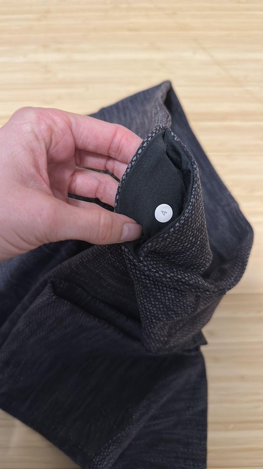 Lululemon Wunder Under Pant Diamond Jacquard Space Dye Black Deep Coal Size 27" / US 4 / IT 40 - 7 Thumbnail
