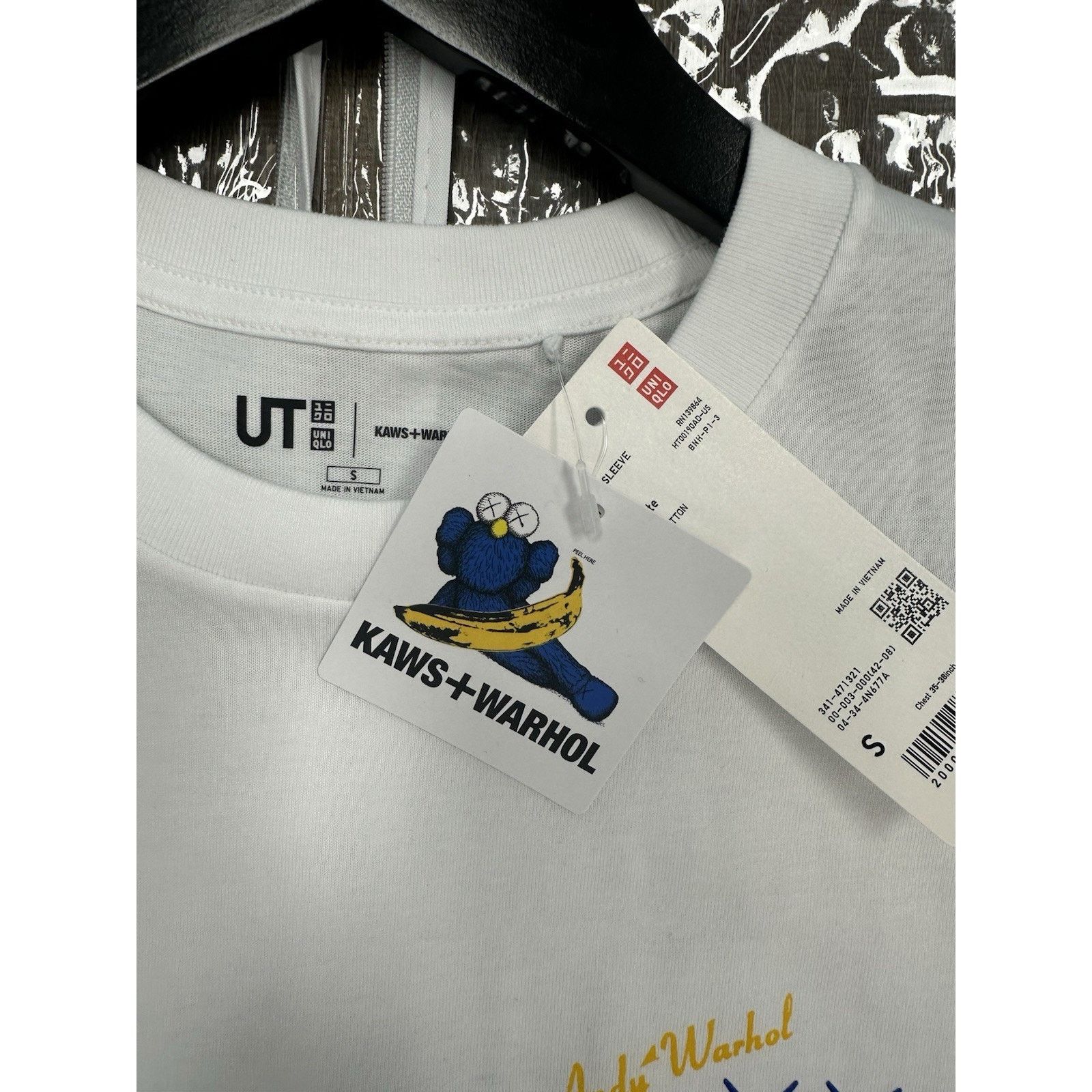 Kaws Size Small - Kaws x Andy Warhol White T-shirt Size US S / EU 44-46 / 1 - 3 Thumbnail