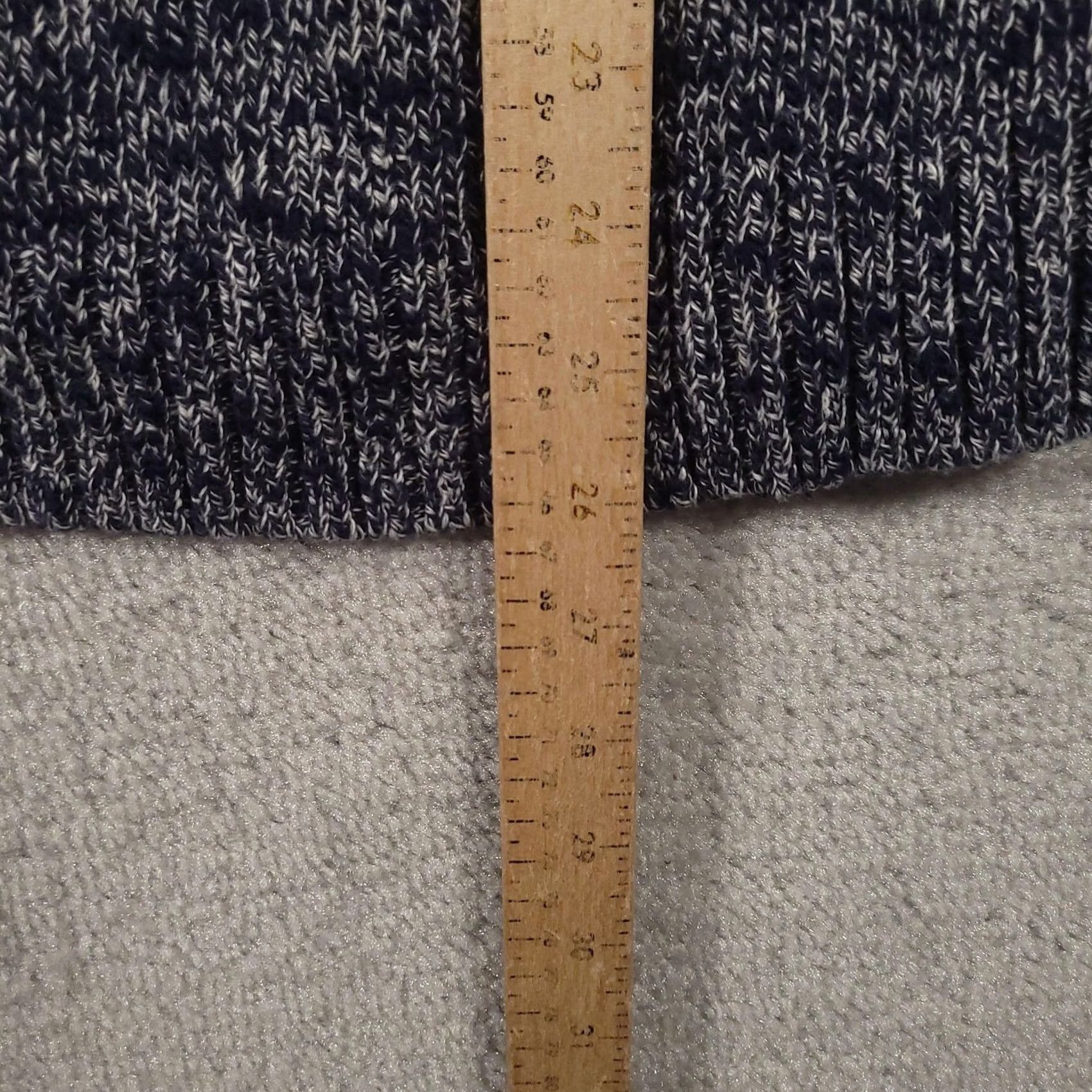 Vintage VINTAGE LL Bean Sweater Womens M Raglan Pullover Knit Mock Neck Blue White Marled Knit Size M / US 6-8 / IT 42-44 - 7 Thumbnail