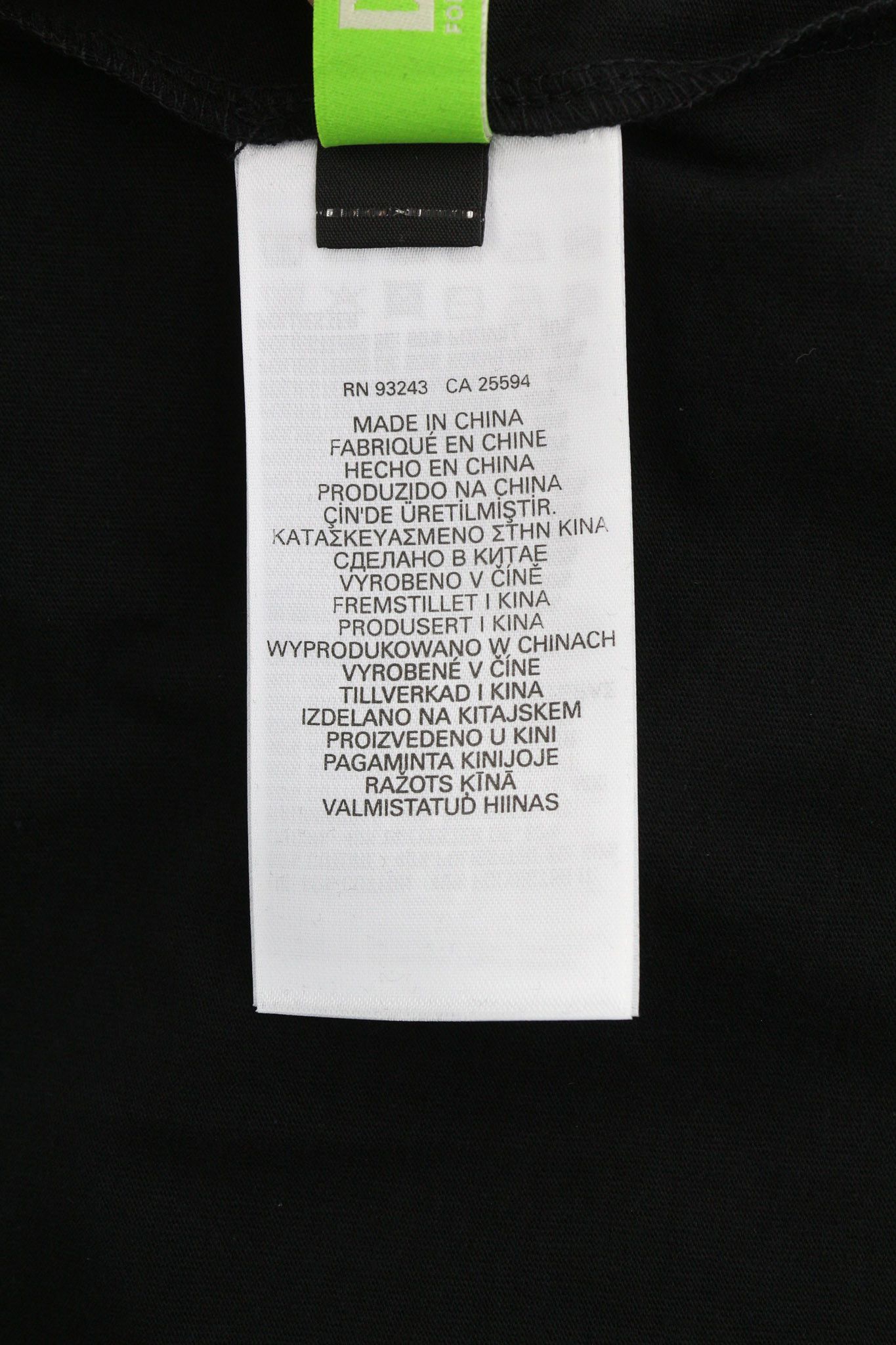 Diesel T-DIEGOS-B10 XL Black Short Sleeve Logo Tricot 40339 Size US XL / EU 56 / 4 - 5 Thumbnail