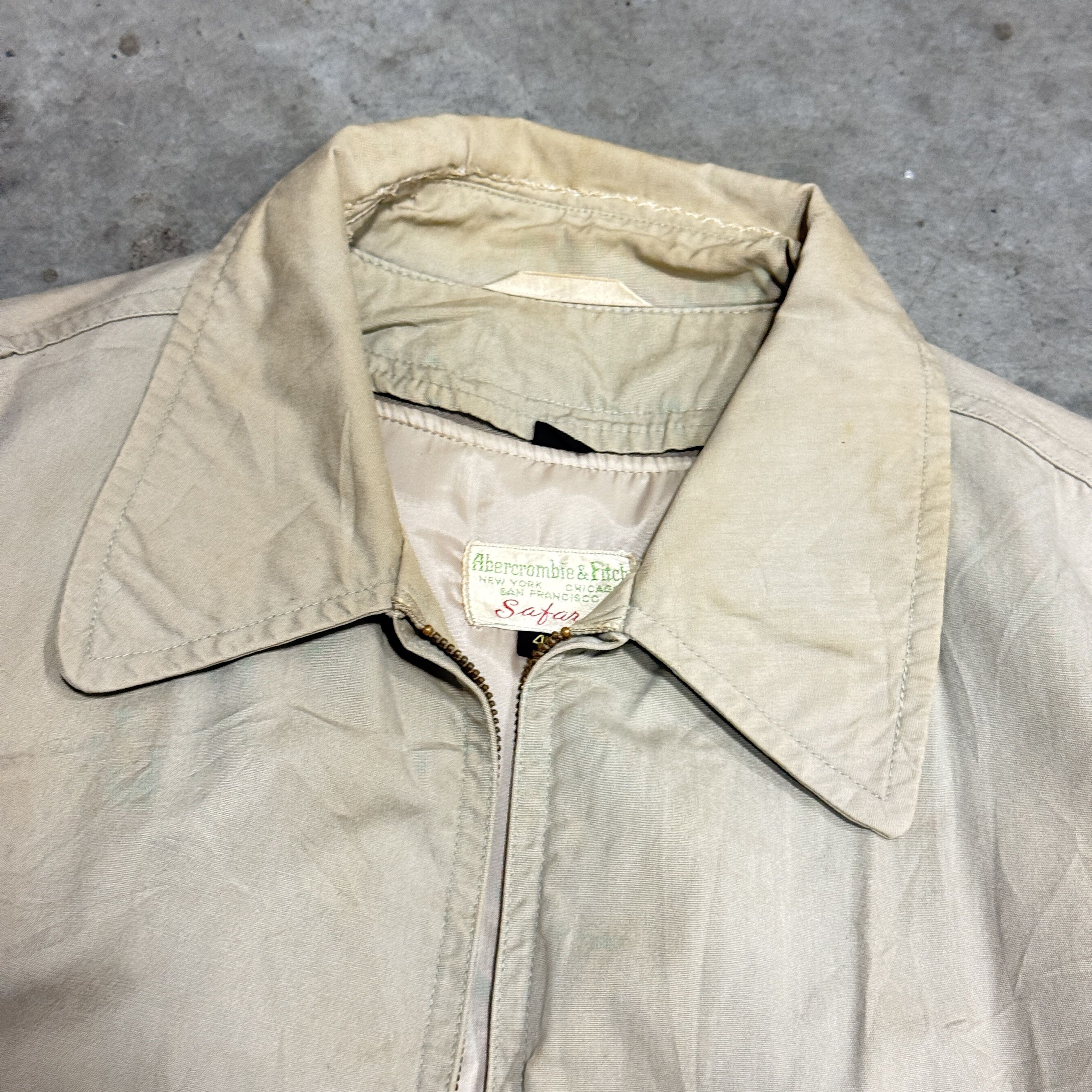 Abercrombie & Fitch Vintage 40s Abercrombie & Fitch Safari Canvas Jacket Size 44 Size US L / EU 52-54 / 3 - 2 Thumbnail