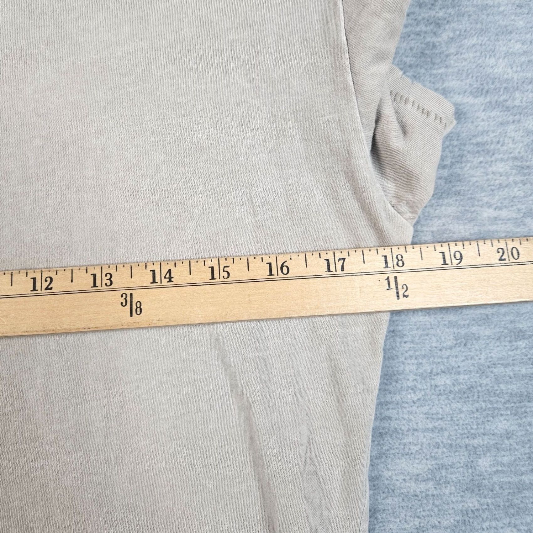 Vintage ACAPELLA Women’s Crew Neck Short Sleeve Tee Size S Beige, Regular Fit, Cotton Blend Shirt, Casual Distressed Vintage none, Men/Women? Size 28" / US 6 / IT 42 - 6 Thumbnail
