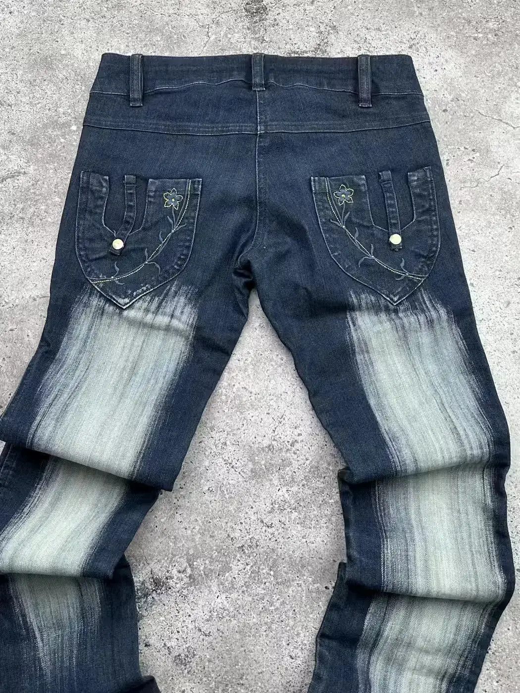 Japanese Brand Vintage Faded Skinny Jeans C413(V431) Size 27" / US 4 / IT 40 - 6 Thumbnail