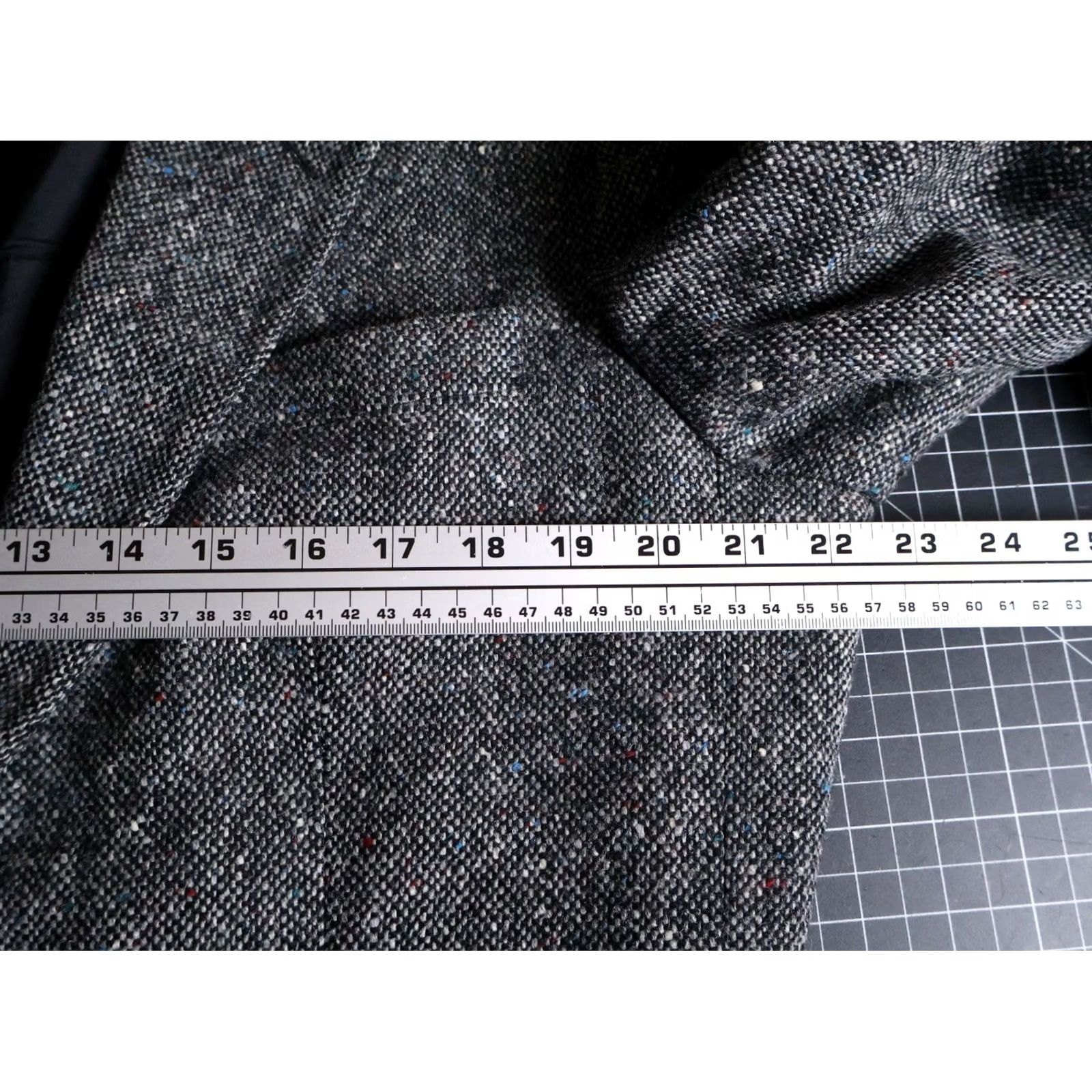 Vintage VINTAGE St. Michael Sport Coat 2 Piece Gray Wool Tweed Ireland 40 Regular Notch Lapel Men's Jacket Coat 3-Button Front Classic Preppy Size US XXS / EU 40 - 6 Thumbnail