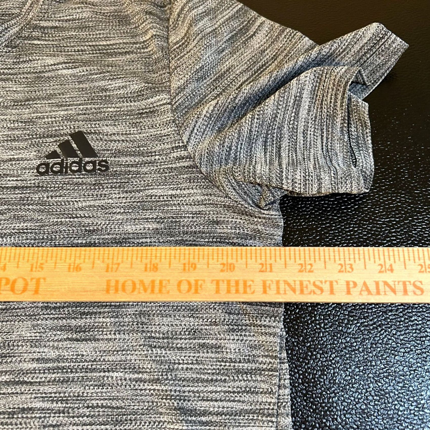 Adidas Adidas Performance T Shirt Mens Large Gray Space Dye Lightweight Athletic Shirt Mens Large Gray Space Dye Athletic Shirt Size US L / EU 52-54 / 3 - 4 Thumbnail