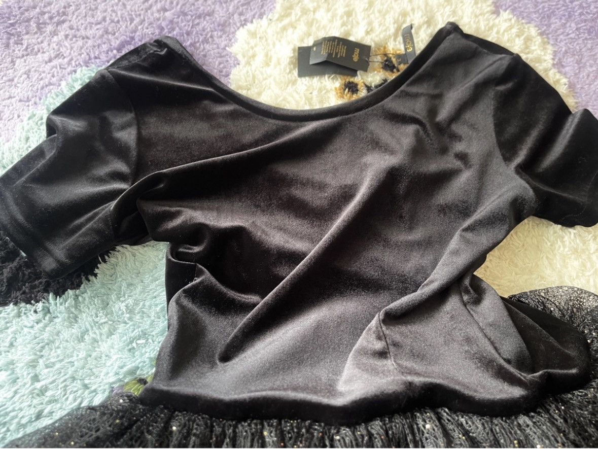 Maje NEW Velvet Lace Tulle dress ✨ French Designer Label Size S / US 4 / IT 40 - 7 Thumbnail