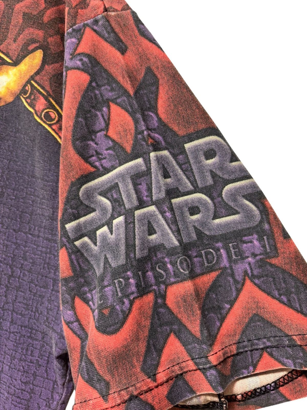 Star Wars Vintage Star Wars Episode 1 Darth Maul All Over Print TShirt Size US XL / EU 56 / 4 - 3 Thumbnail