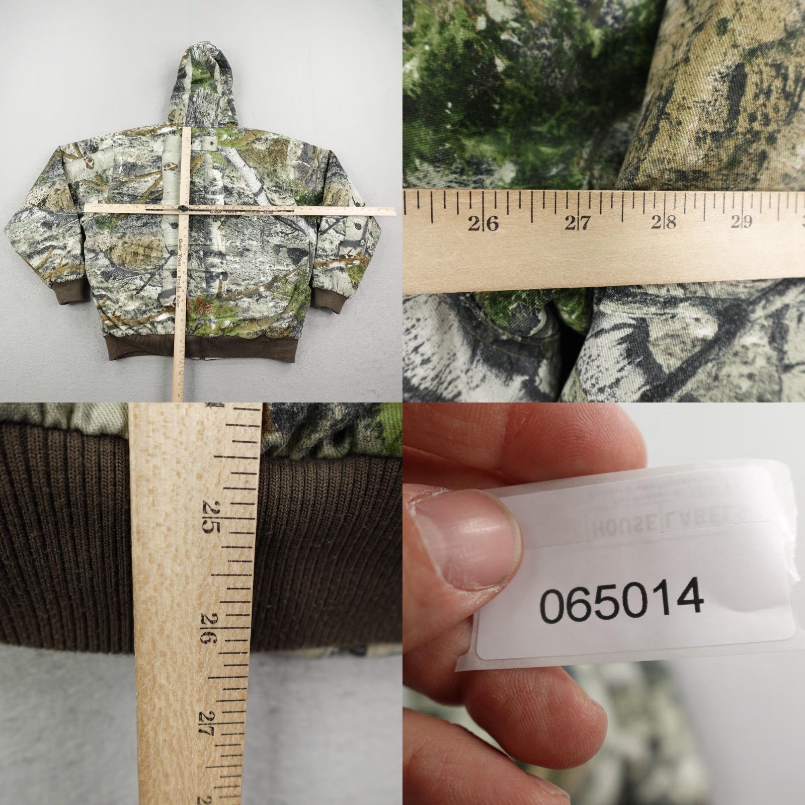 Vintage Mossy Oak Jacket Mens XL Camo Quilt Lined Hunting Insulated Coat Full Zip Up Size US XXL / EU 58 / 5 - 8 Thumbnail