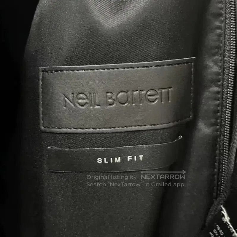 Neil Barrett NeIL BarreTT Black Wool Men's Long Coat . Size US M / EU 48-50 / 2 - 5 Thumbnail