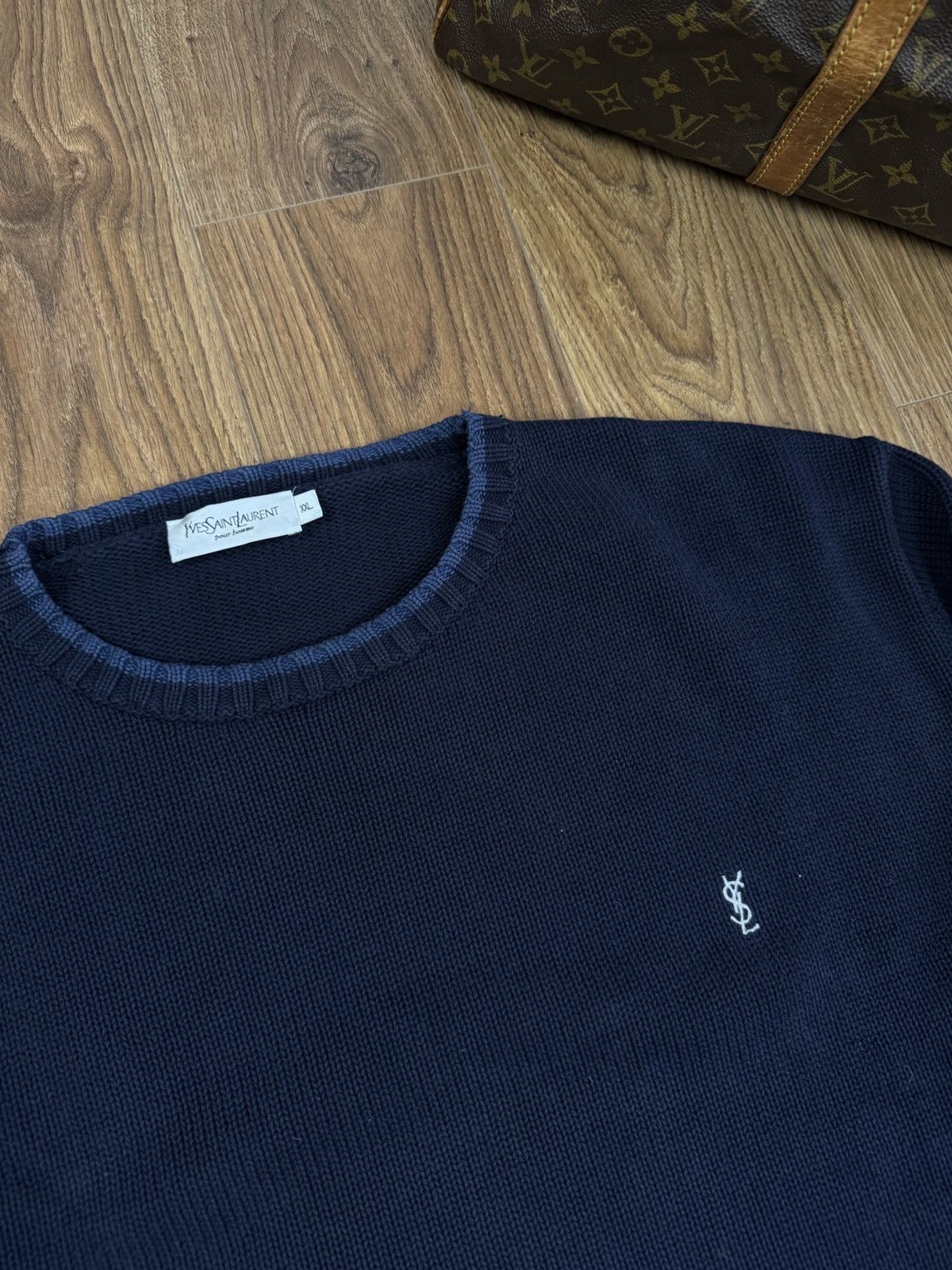 Yves Saint Laurent Vintage sweater Yves Saint Laurent 90s original luxury item Size US XXL / EU 58 / 5 - 2 Thumbnail