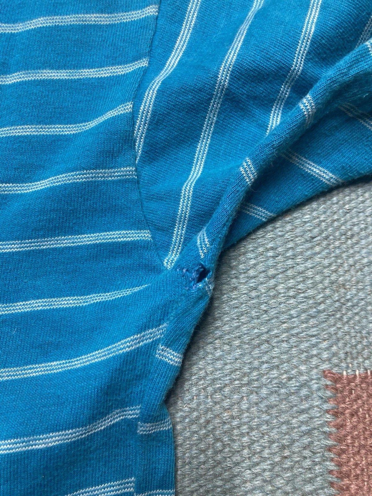 Sears × Vintage 1960s long sleeve t shirt striped sears distress men’s small Size US S / EU 44-46 / 1 - 8 Thumbnail