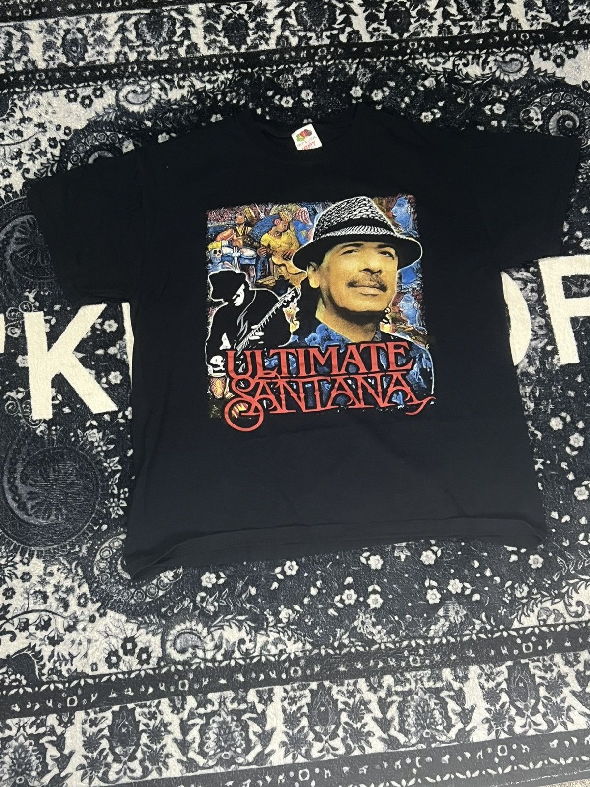 Band Tees × Vintage RARE- Vintage CARLOS SANTANA T- Shirt Size US L / EU 52-54 / 3 - 1 Thumbnail