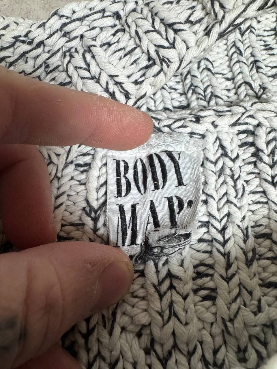 Other Extra Rare Body map England 80s assimetric knite sweater Size US L / EU 52-54 / 3 - 10 Thumbnail