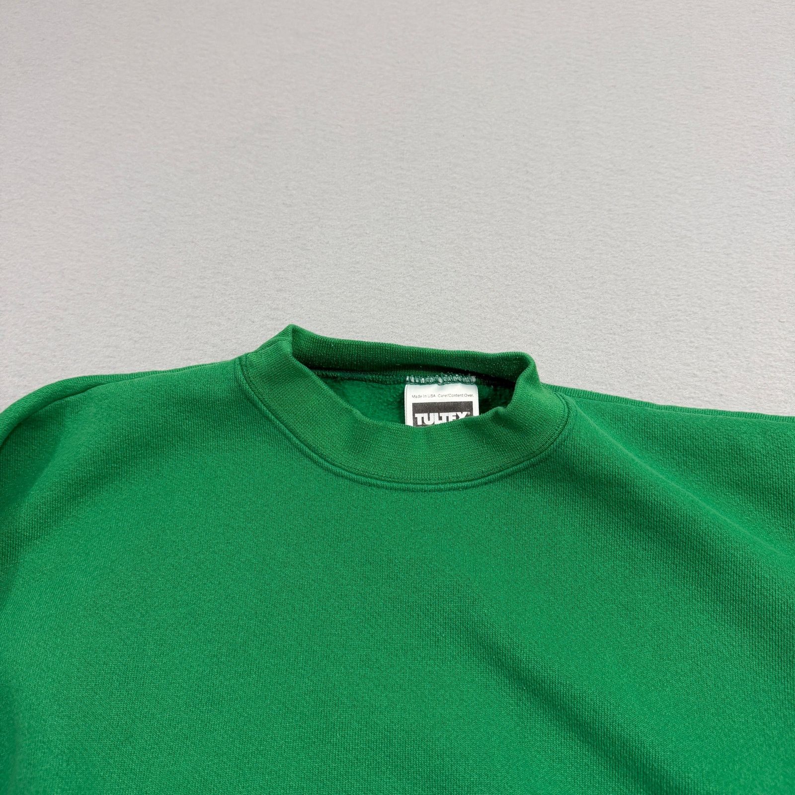Vintage Vintage Tultex Superweight Sweatshirt Men's Large Green 90s Size US L / EU 52-54 / 3 - 3 Thumbnail