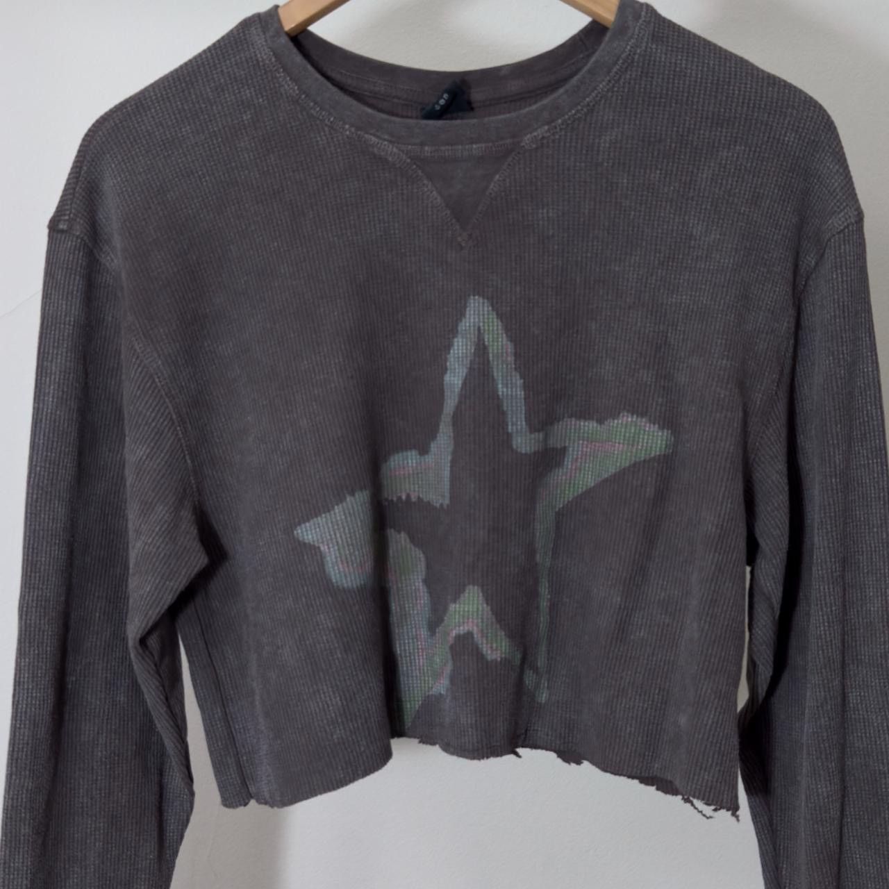 Urban Outfitters Cropped waffle textured long sleeve Size S / US 4 / IT 40 - 1 Thumbnail
