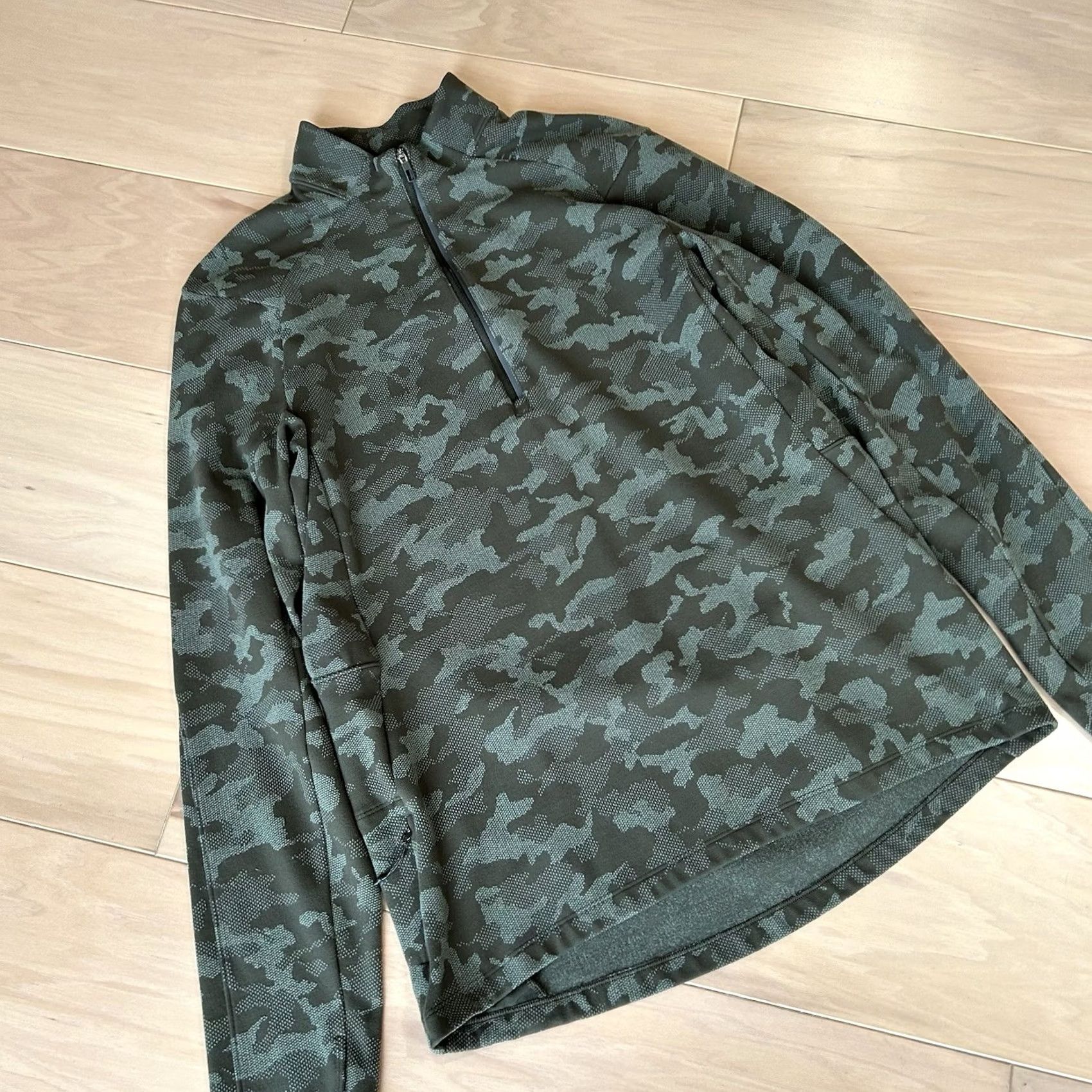 Lululemon VINTAGE not applicable Surge Warm 1/2 Zip Jacquard Camo Pullover Men’s Medium Size US M / EU 48-50 / 2 - 2 Thumbnail