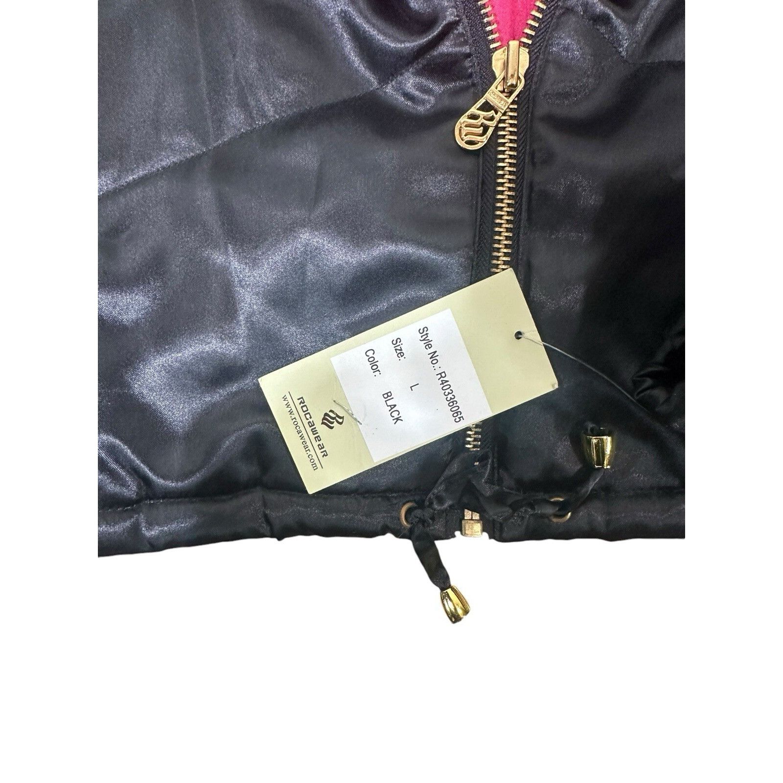Rocawear Vintage Rocawear Rhinestone Cropped Coat Jacket Y2K Hip Hop Size L / US 10 / IT 46 - 5 Thumbnail