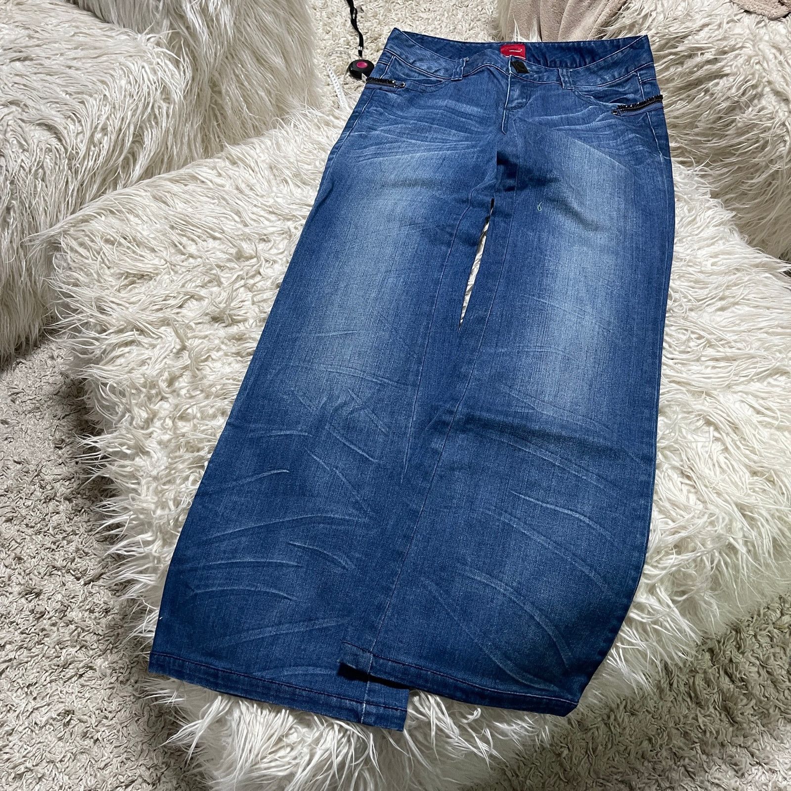 Hysteric Glamour × Japanese Brand × Vintage Vintage Japanese Brand Faded Low-rise Bootcut Denim Jeans Size US 30 / EU 46 - 12 Thumbnail