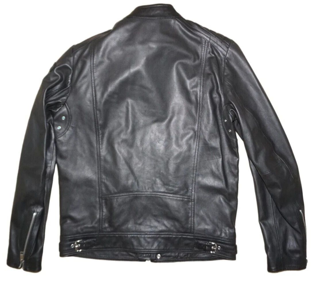 Diesel DIESEL L-SHIRO-WH LEATHER JACKET Size US L / EU 52-54 / 3 - 3 Thumbnail