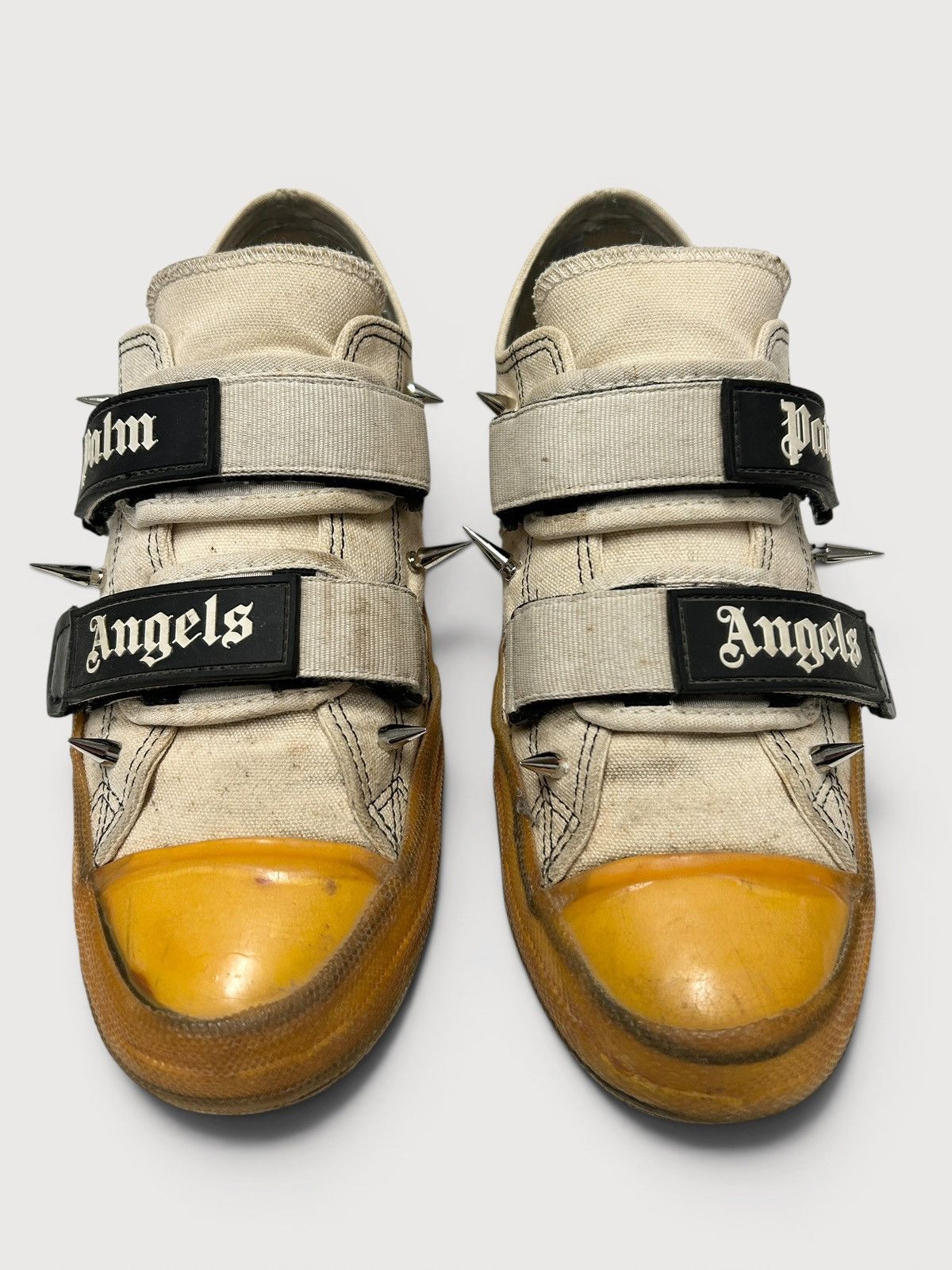 Palm Angels 2018 Spiked Velcro Low Top Sneakers Size US 8 / EU 41 - 2 Thumbnail