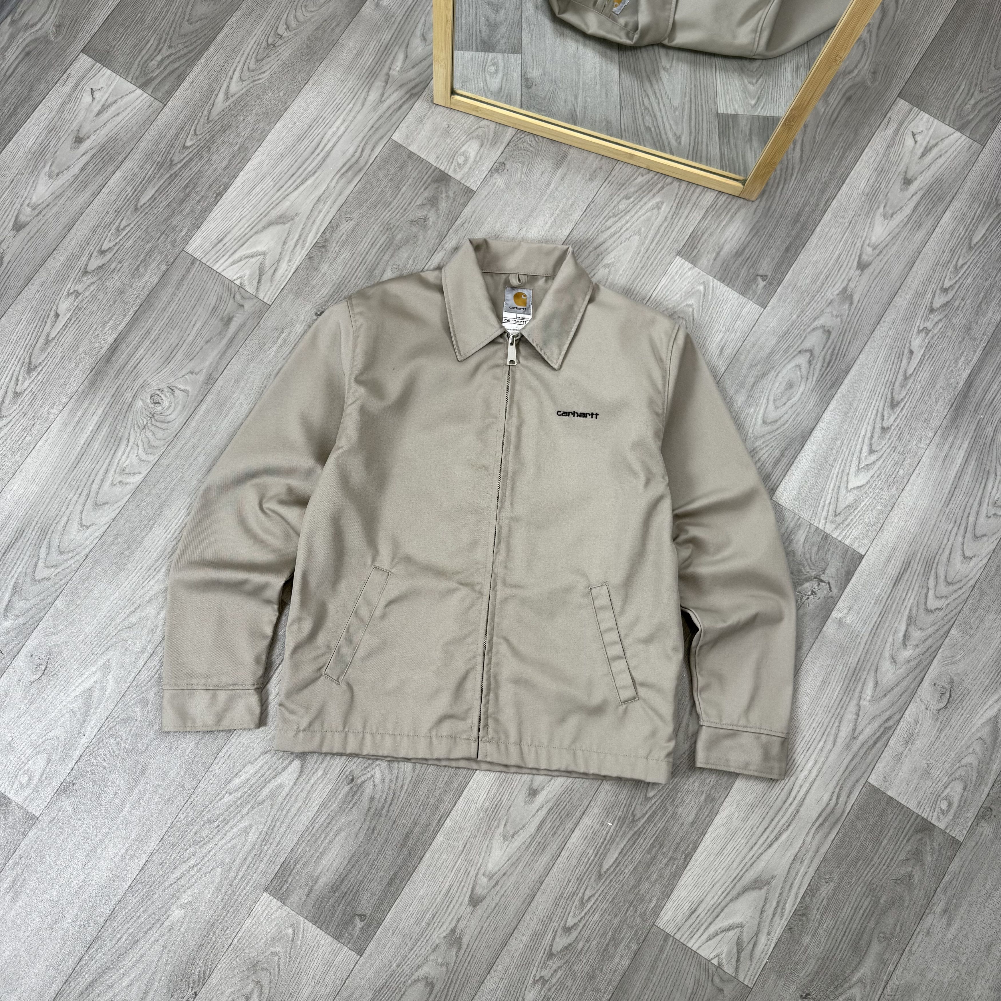Carhartt Vintage Carhartt 90s Light Workwear Beige Jacket Size US S / EU 44-46 / 1 - 1 Thumbnail