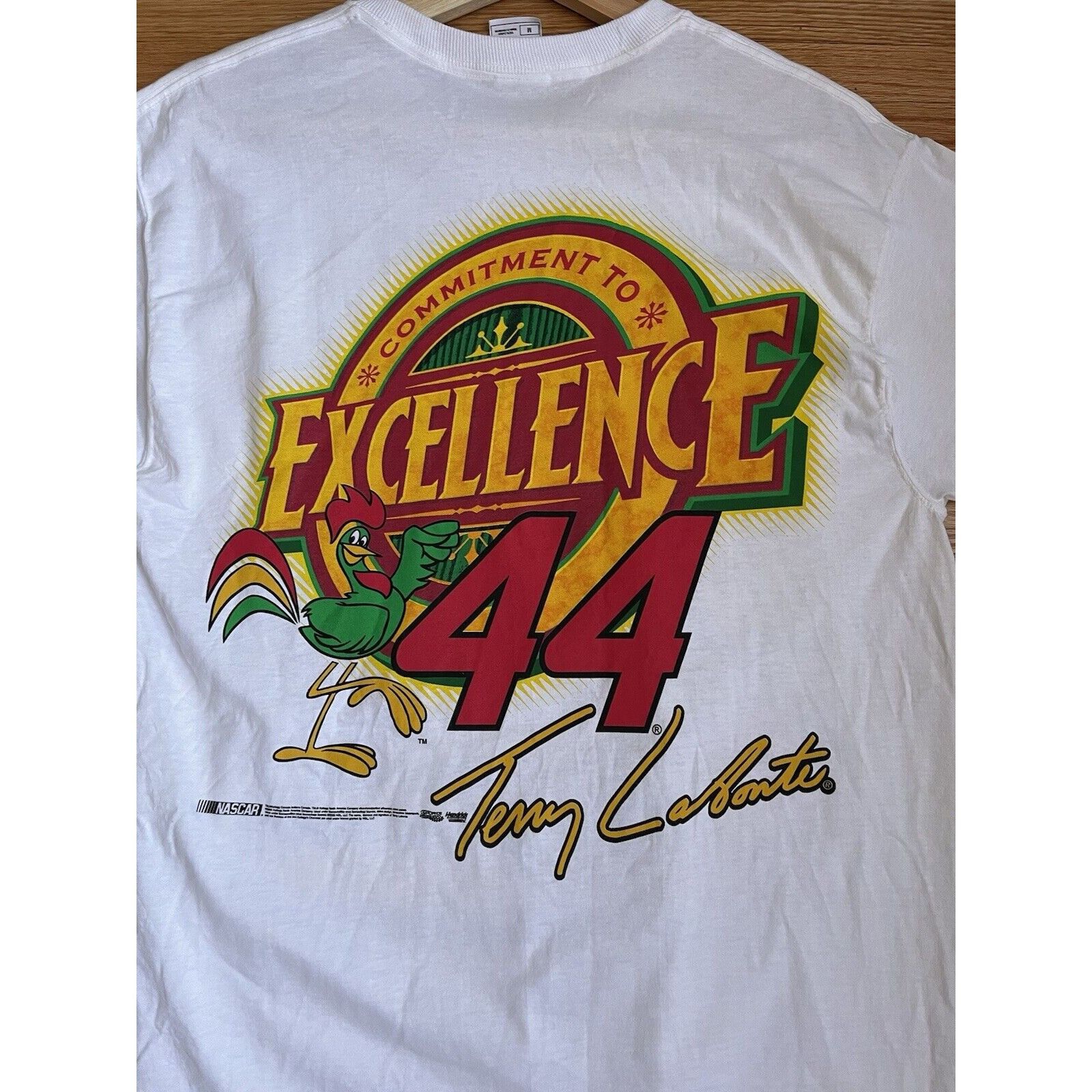 NASCAR VINTAGE NASCAR TERRY LABONTE #44 KELLOGS CORN FLAKES TEE 90S Size US M / EU 48-50 / 2 - 6 Thumbnail