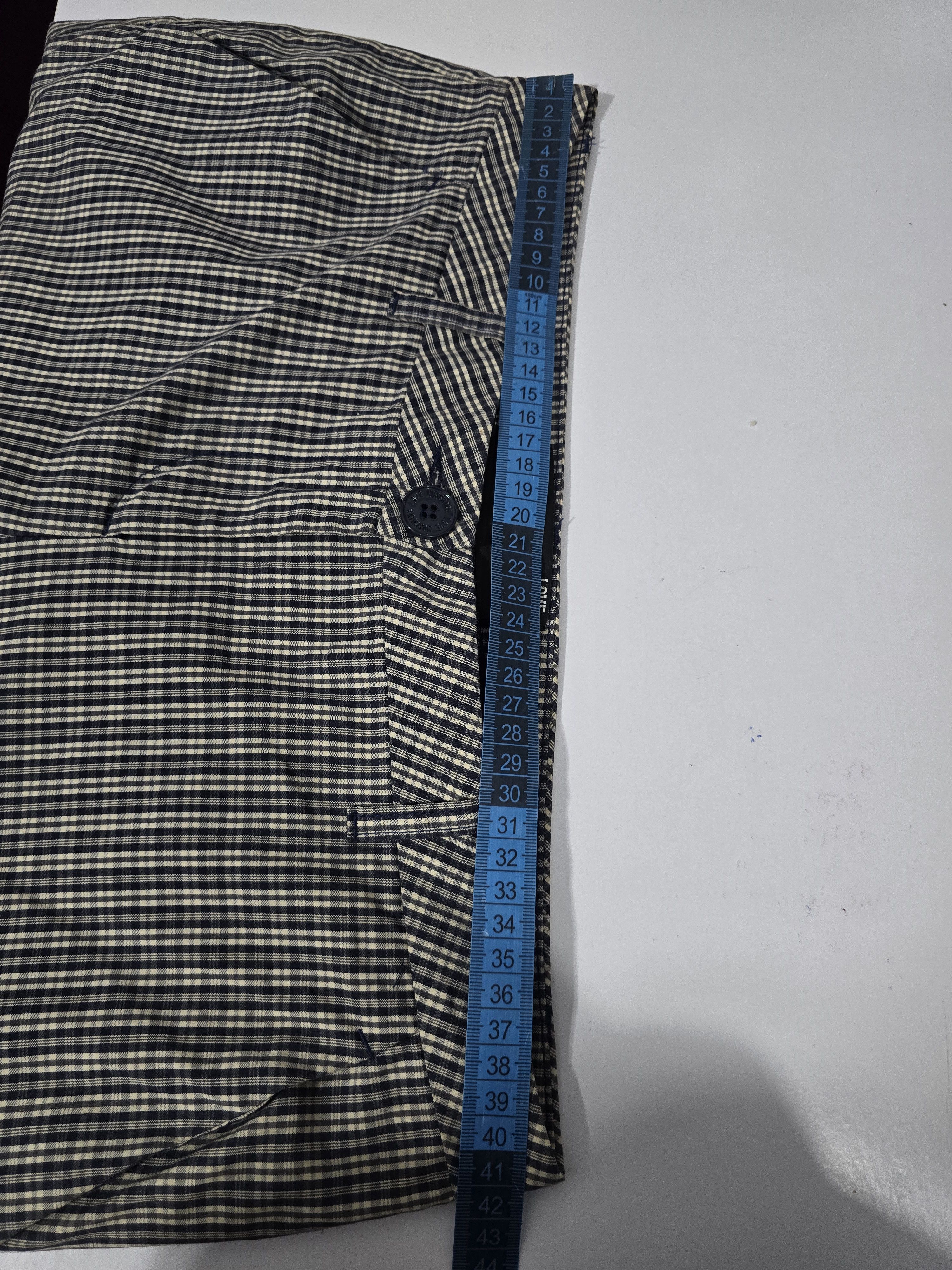 Love Moschino Love Moschino VINTAGE ,black and white checkered slim-leg Size 30" / US 8 / IT 44 - 12 Thumbnail