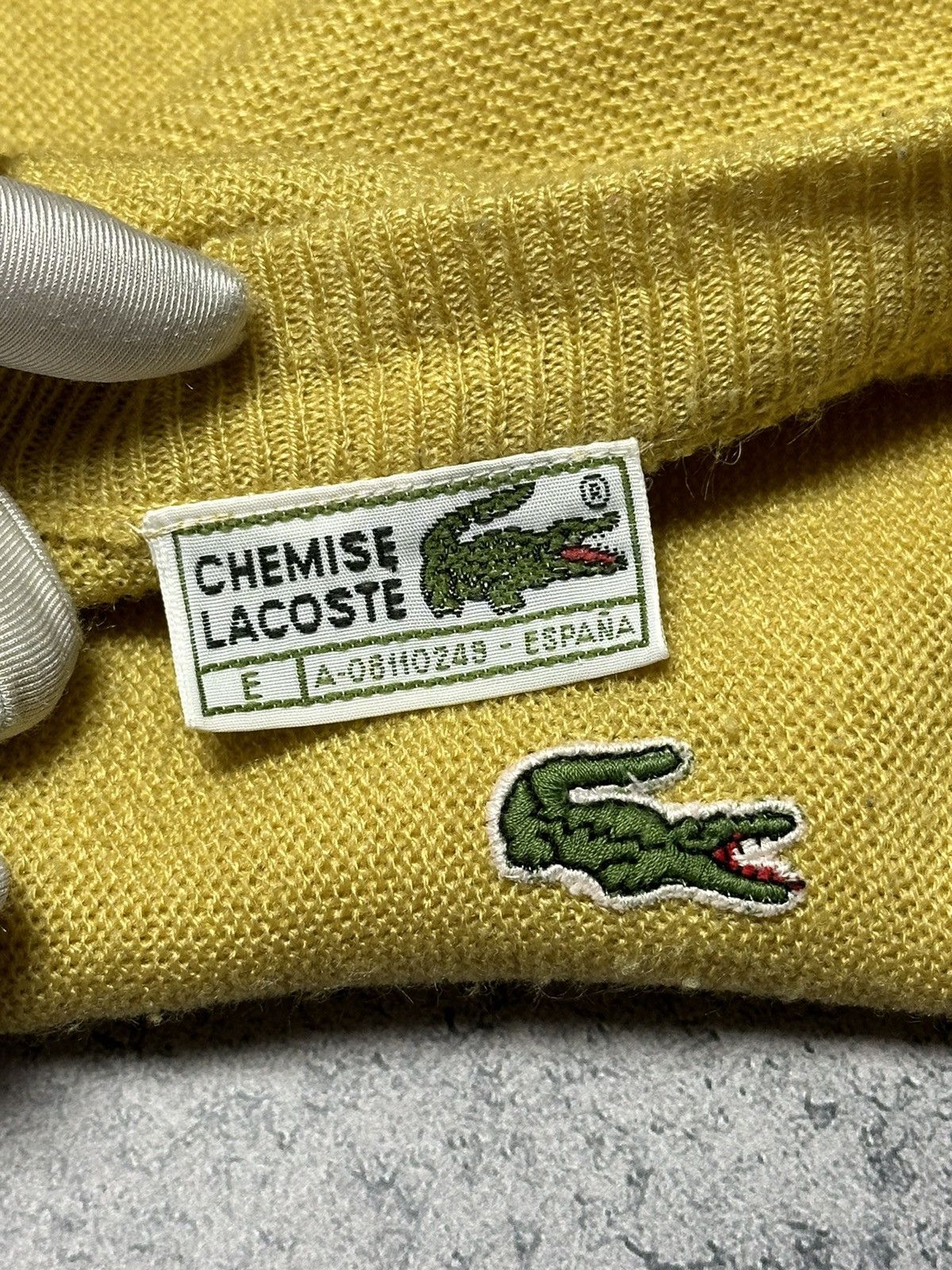Lacoste Vintage Lacoste Chemise Sweater Size US XXL / EU 58 / 5 - 9 Thumbnail
