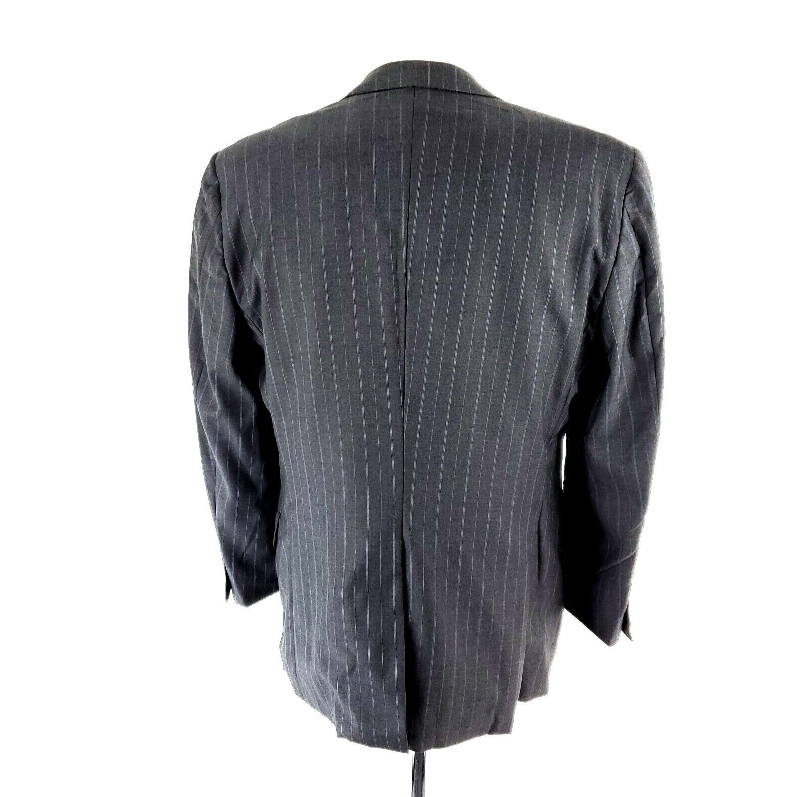 Hickey Freeman Hickey Freeman Loro Piana Super 120s Wool 2 Button Suit Jack Size 40R - 5 Thumbnail