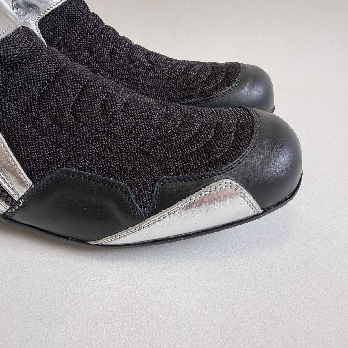 Walter Van Beirendonck 1990s Black/Silver Moto Tech Sneakers Size US 10 / EU 43 - 4 Thumbnail