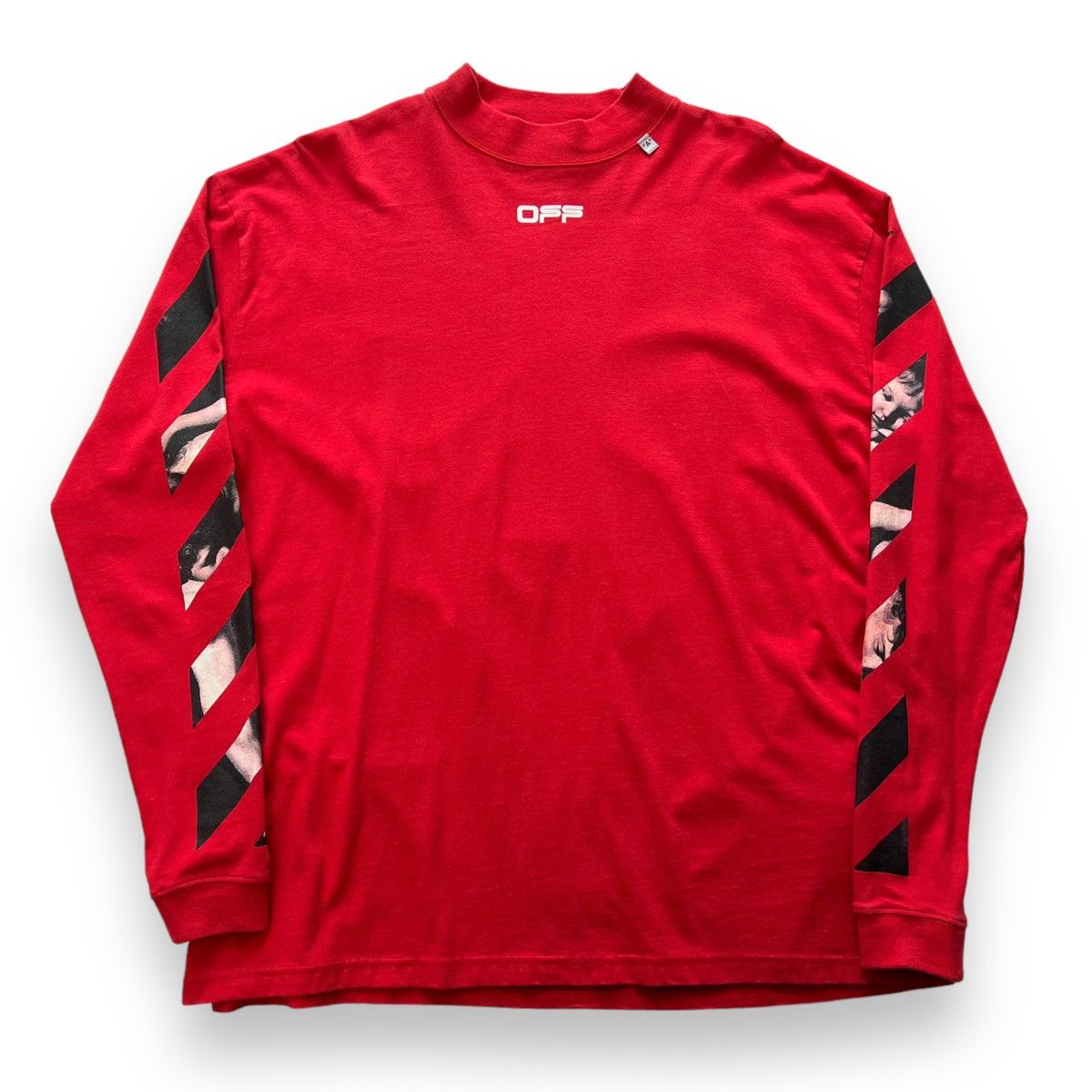 Off-White Off-White Red Caravaggio Arrows Mock Neck Size US L / EU 52-54 / 3 - 2 Thumbnail