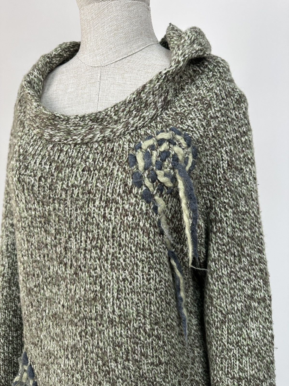 Other HINDAHL & SKUDELNY Avant Garde Grunge Chunky Sweater size S Size S / US 4 / IT 40 - 6 Thumbnail