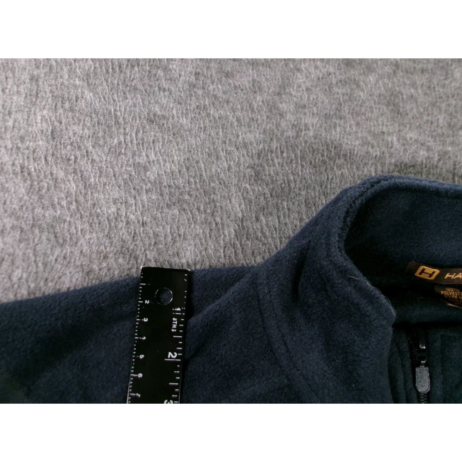 Vintage VINTAGE Harriton Jacket Mens 2XL Black Fleece Full Zip West Valley Construction Logo Size US XXL / EU 58 / 5 - 5 Thumbnail