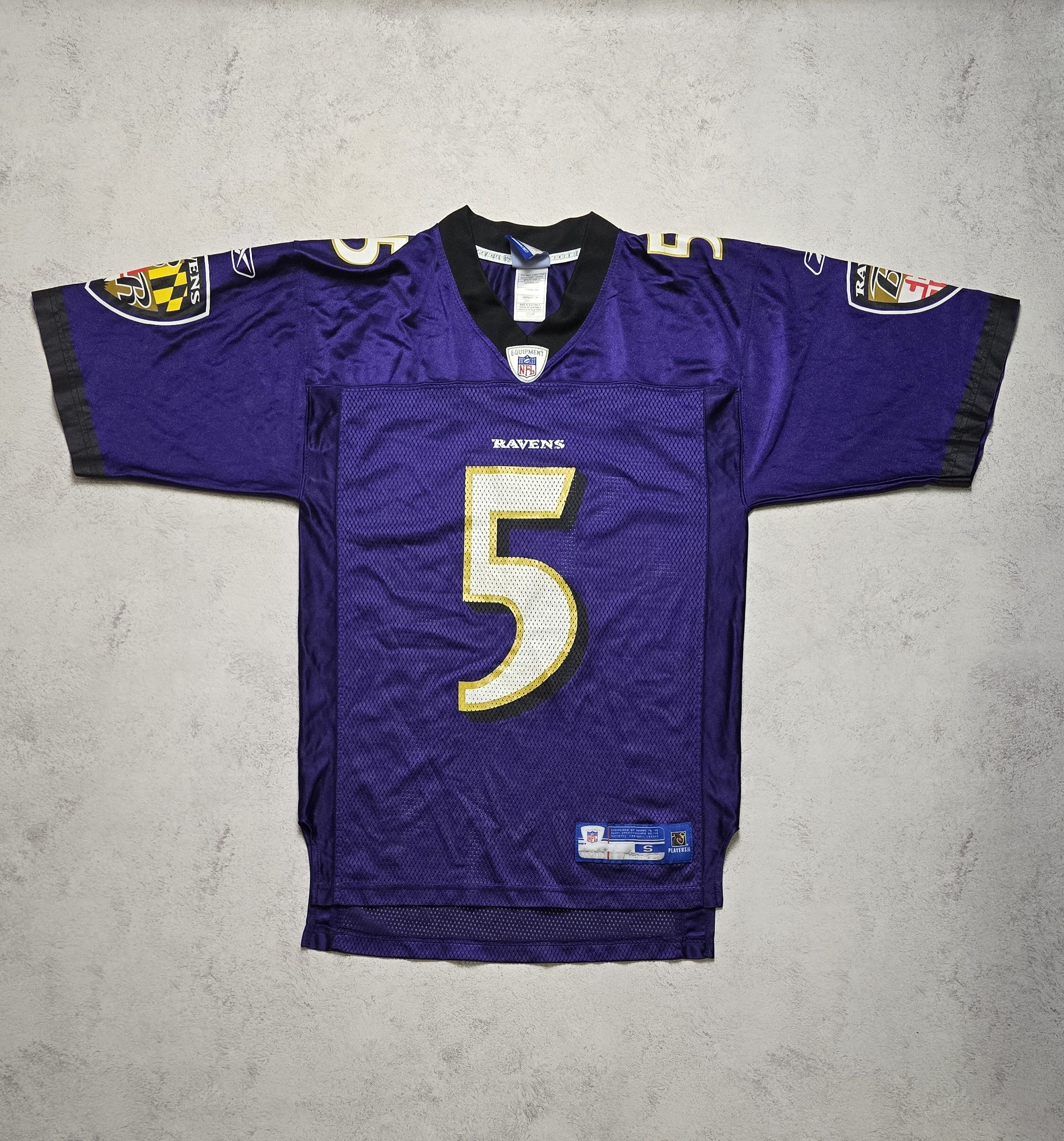 Reebok Baltimore Ravens Joe Flacco #5 NFL Reebok Football Jersey Size US S / EU 44-46 / 1 - 1 Thumbnail