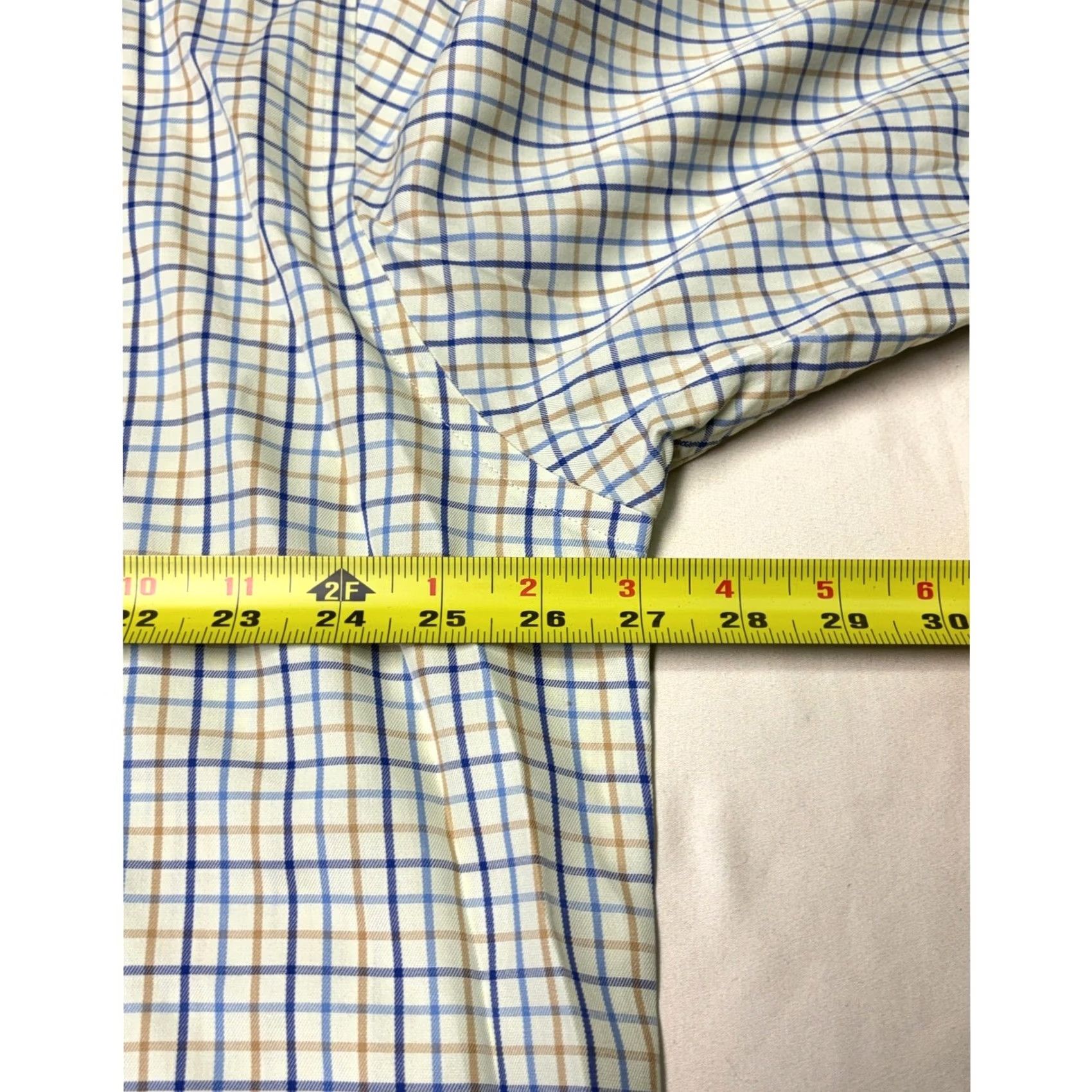Brooks Brothers VINTAGE Brooks Brothers Mens XL Long Sleeve Button-Down Shirt Plaid Check Woven Italy Size US XL / EU 56 / 4 - 7 Thumbnail