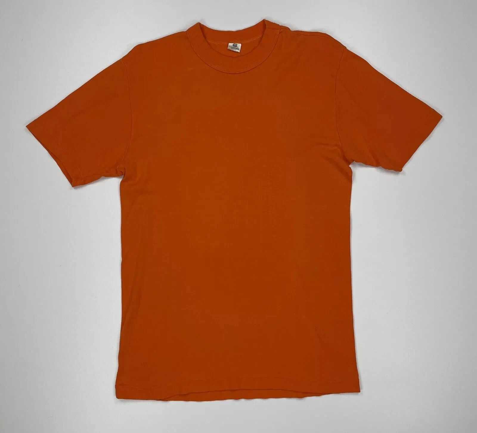 Vintage VINTAGE 1980s 80s SHIRT SINGLE STITCH BLANK BLOKE RETRO Size US M / EU 48-50 / 2 - 2 Thumbnail