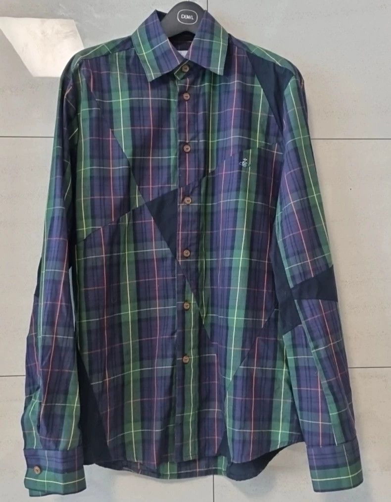 Vivienne Westwood Vivienne Westwood Green and purple plaid ORB embroidered s Size M / US 6-8 / IT 42-44 - 1 Thumbnail