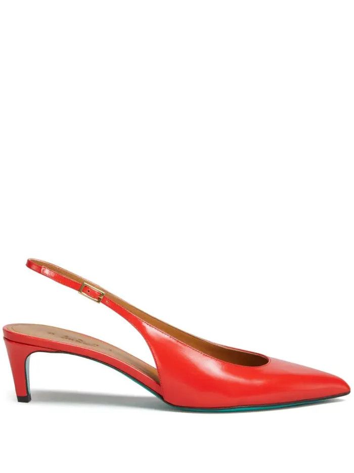 Marni o1w1db10125 Pumps in Red Size US 7 / IT 37 - 1 Thumbnail