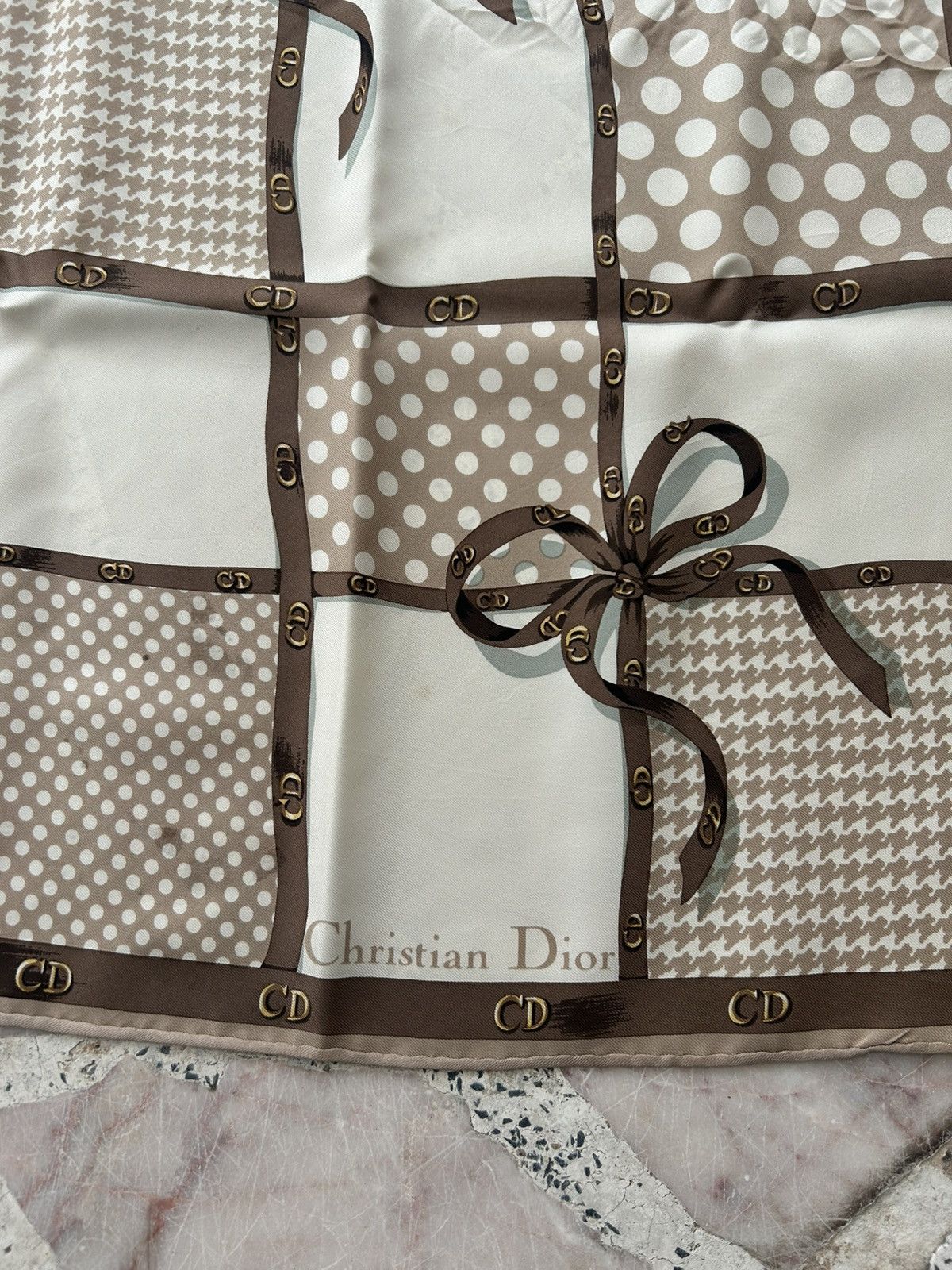 Dior Christian Dior Vintage Silk Scarves Size ONE SIZE - 3 Thumbnail
