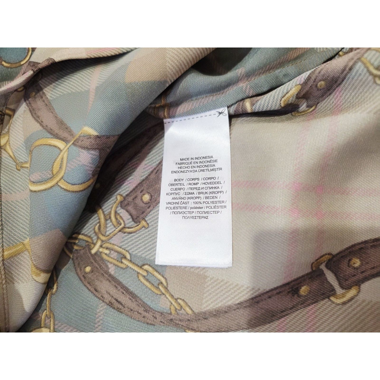 Lauren Ralph Lauren LAUREN Ralph Lauren Equestrian Print Long Sleeve Button XS Size XS / US 0-2 / IT 36-38 - 6 Thumbnail