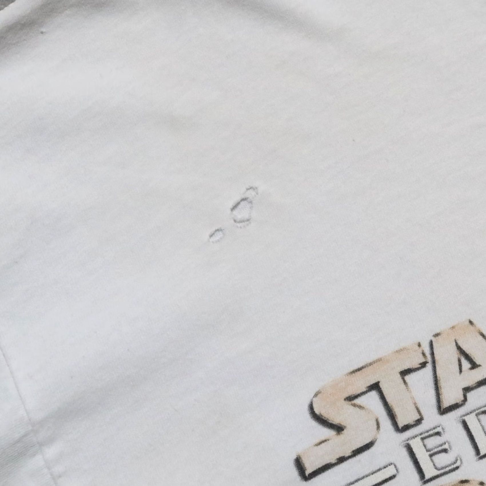 Jerzees Vintage Star Wars Episode 1 Racer Video Game Shirt XL White Mens Shirt Size US XL / EU 56 / 4 - 7 Thumbnail