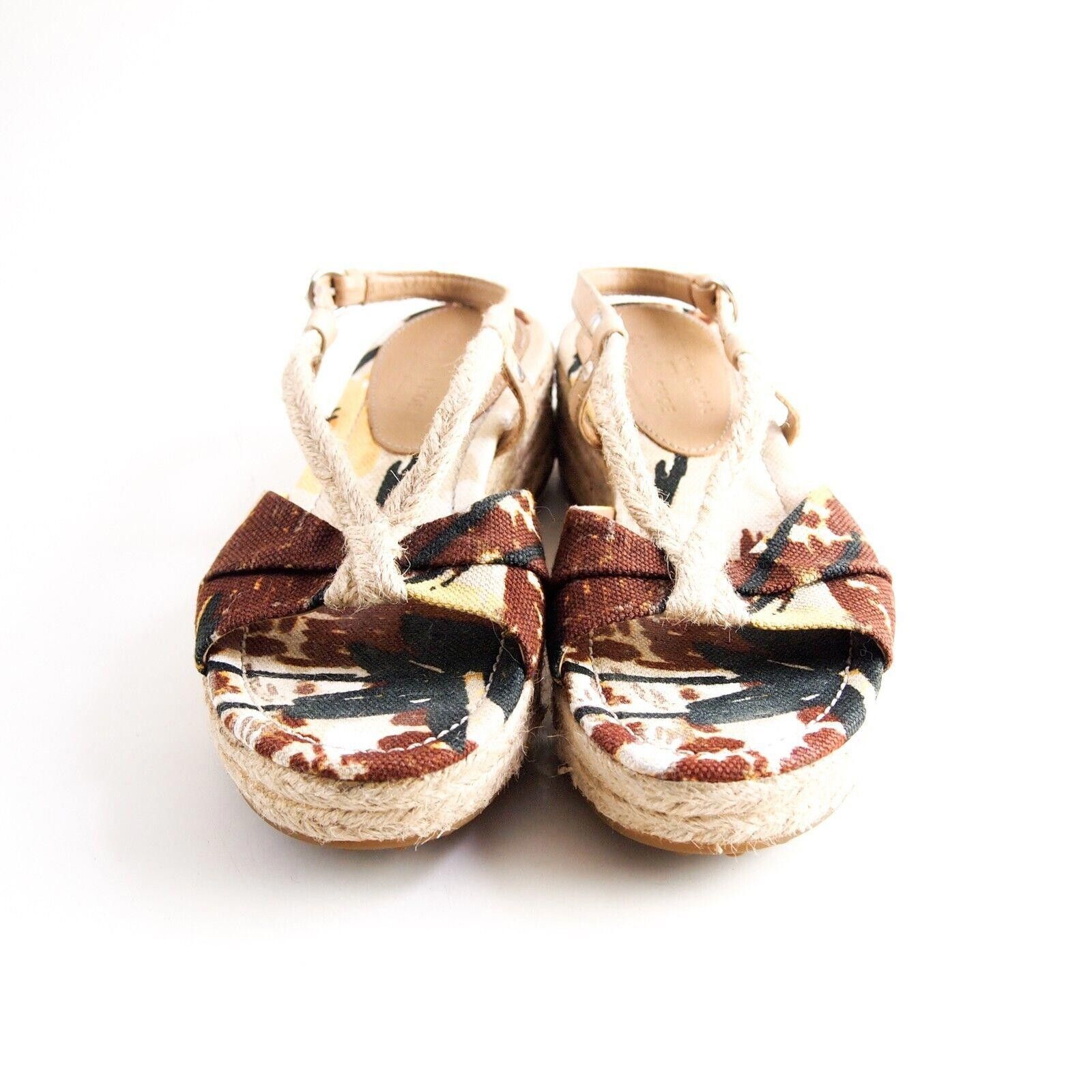 Car Shoe Car Shoe by Prada Wedge Sandals Espadrilles Size US 7 EU 37 Size US 7 / IT 37 - 3 Thumbnail
