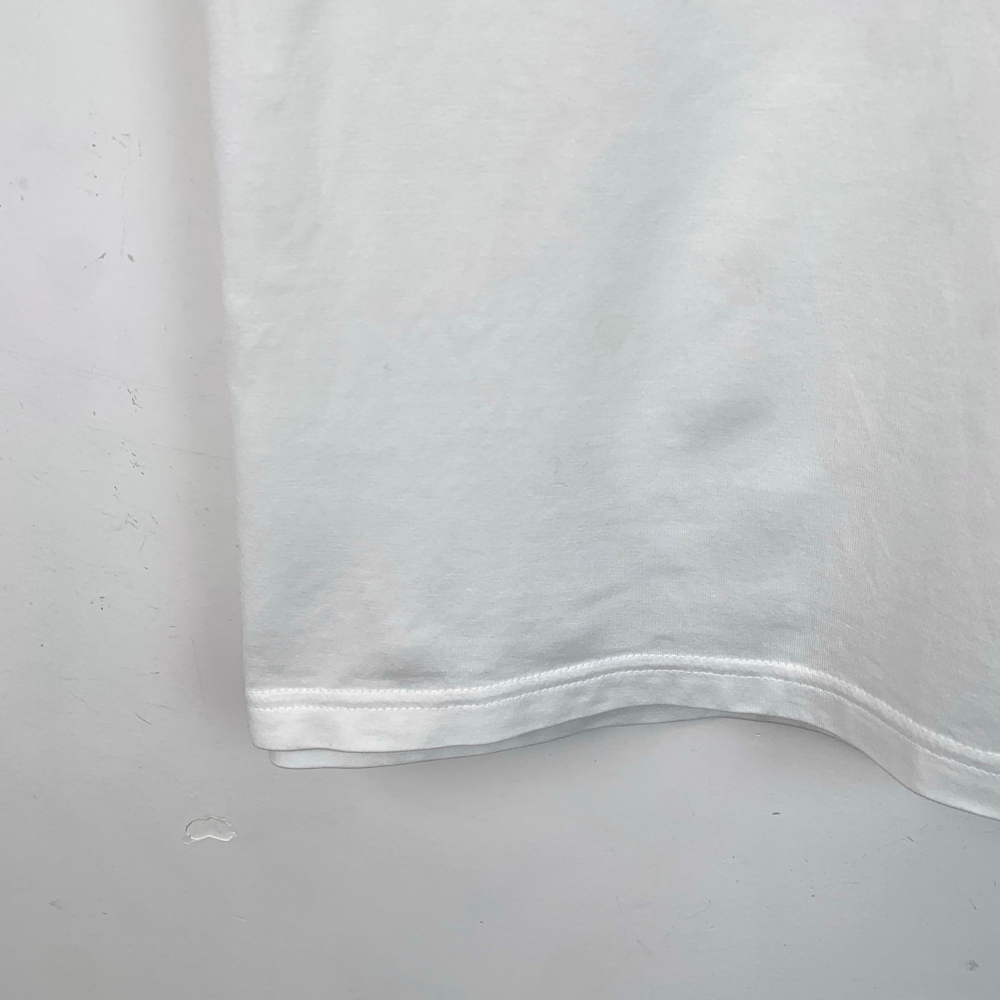 Burberry Burberry White Logo Printed Round Neck Cotton Short Sleeve T Size XXS / US 00 / IT 34 - 5 Thumbnail