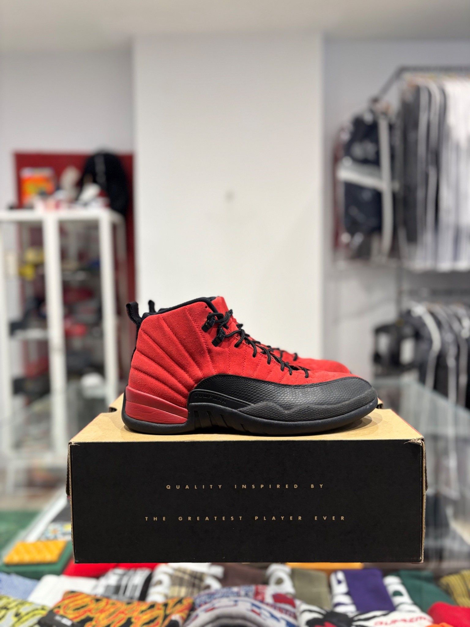 Jordan Brand Jordan 12 Reverse Flu Game Size US 10.5 / EU 43-44 - 1 Thumbnail