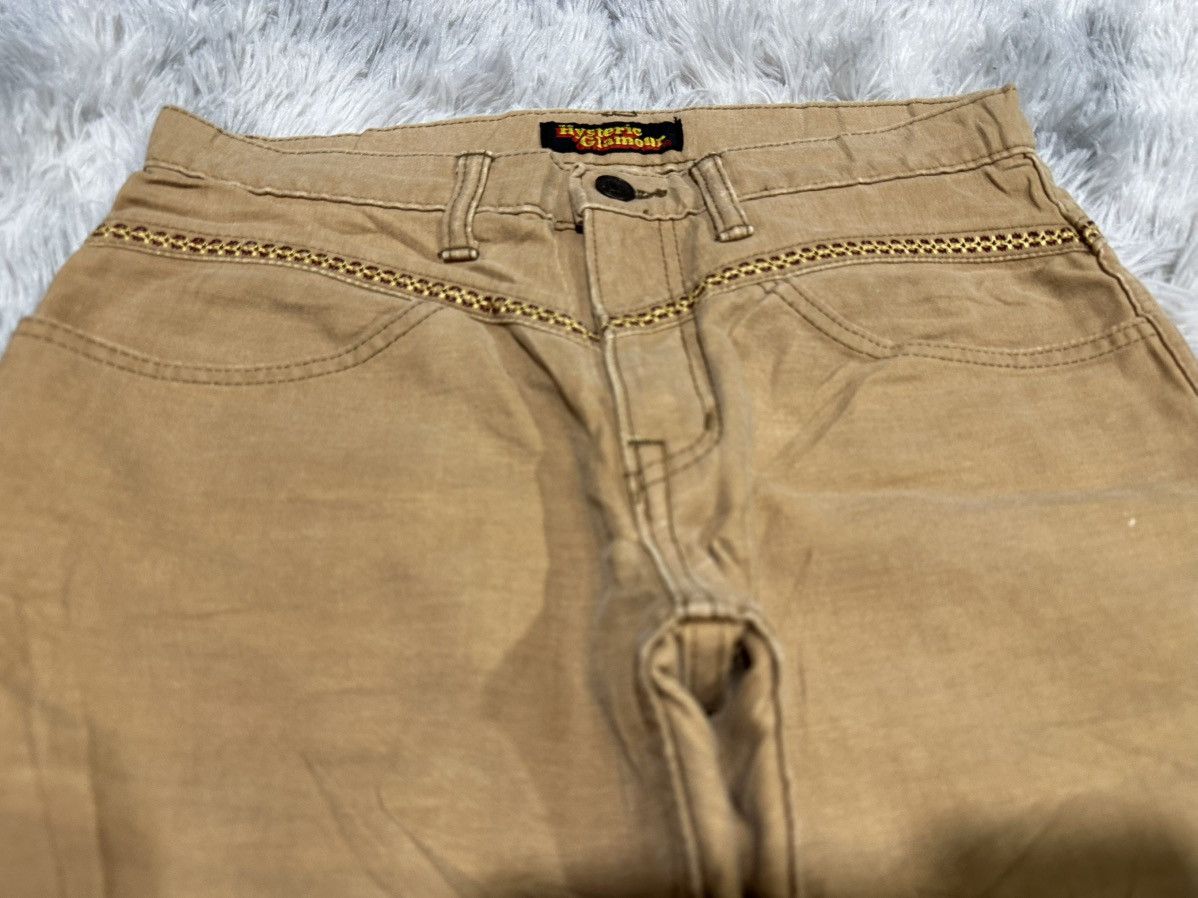Hysteric Glamour 🔥Sick Y2K Hysteric Glamour Western Pants Flared Bootcut Size US 29 - 4 Thumbnail