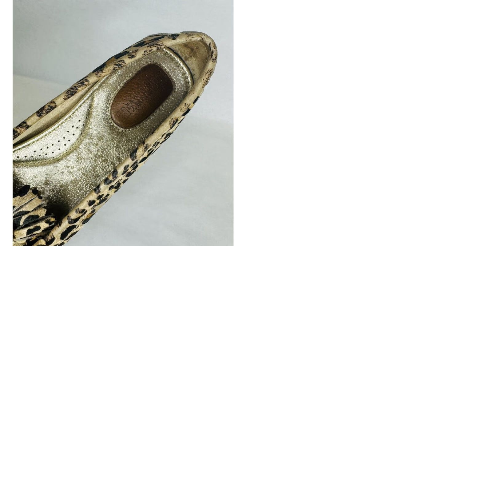Sperry Sperry Top Sider Shoes Womens 7M Brown Leopard Calf Hair Tassel Leather Size M / US 6-8 / IT 42-44 - 9 Thumbnail