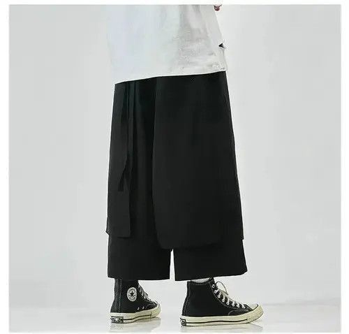 Designer × Japanese Brand Japanese style loose cropped trousers Size US 30 / EU 46 - 2 Thumbnail