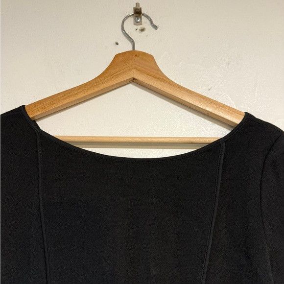 St. John St. John Black Short Sleeve Sheath Dress Size 4 Size S / US 4 / IT 40 - 5 Thumbnail